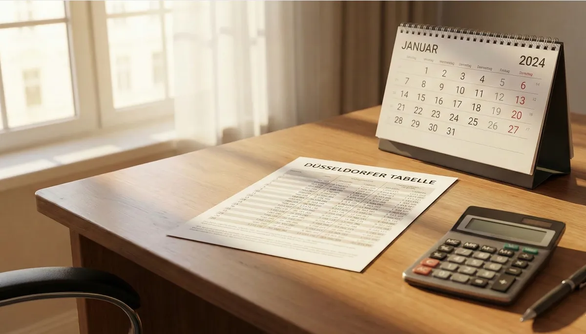 Düsseldorfer Tabelle 2024: Alle Änderungen - Die wichtigsten Änderungen der Düsseldorfer Tabell